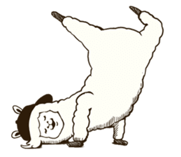 Dancing Alpaca sticker #8383907