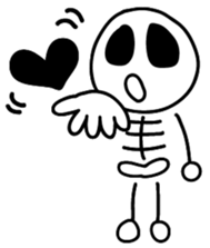 The cute scull Stickers sticker #8383918