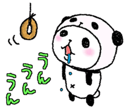 Panda in panda 8 sticker #8384150