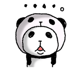 Panda in panda 8 sticker #8384184