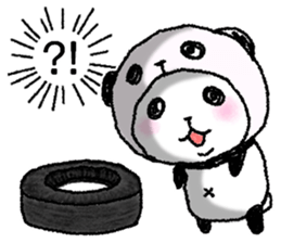 Panda in panda 8 sticker #8384185