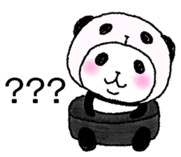 Panda in panda 8 sticker #8384186