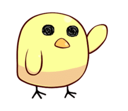 TAMAPIYO's cute chick sticker #8384189