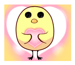 TAMAPIYO's cute chick sticker #8384202