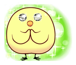TAMAPIYO's cute chick sticker #8384206