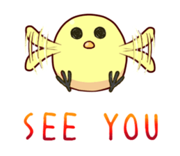 TAMAPIYO's cute chick sticker #8384224