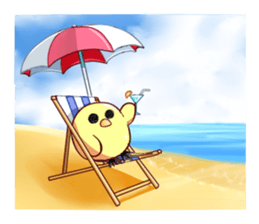TAMAPIYO's cute chick sticker #8384225
