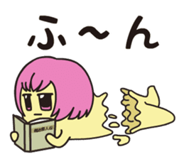 KAKUSEN-kun torn off sticker sticker #8384279