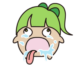 KAKUSEN-kun torn off sticker sticker #8384284