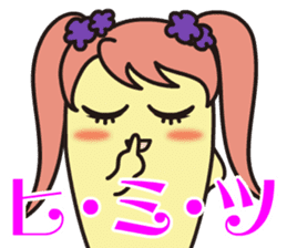 KAKUSEN-kun torn off sticker sticker #8384290