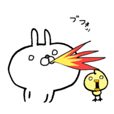 Super polite Panda with Bunny World. sticker #8384714