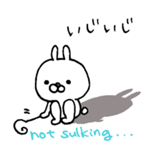 Super polite Panda with Bunny World. sticker #8384730