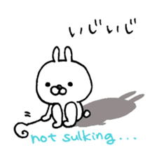 Super polite Panda with Bunny World. sticker #8384730