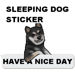 sleeping dogs sticker