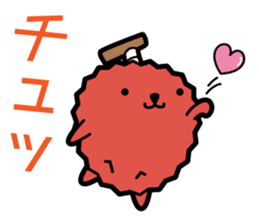 Funny pineapple & funny Lychee 2 sticker #8385356