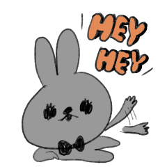 Black eye rabbit loose picture