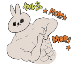 Black eye rabbit loose picture sticker #8386259