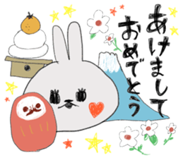 Black eye rabbit loose picture sticker #8386265