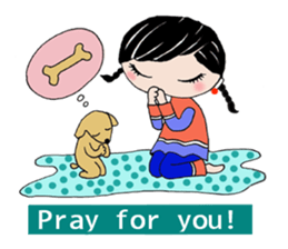 Hi! We are A-Li & A-Fu! sticker #8386370