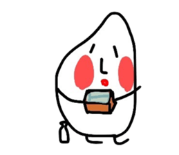 Piece of rice teacher sticker #8387002