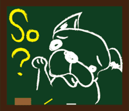 ALFA--French bulldog's student time sticker #8387278