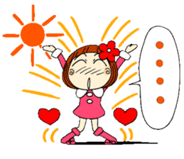 Castor bean-chan 15 emotions 40 sticker #8387548