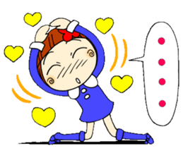 Castor bean-chan 15 emotions 40 sticker #8387554