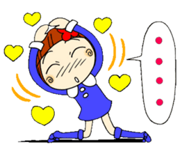 Castor bean-chan 15 emotions 40 sticker #8387554