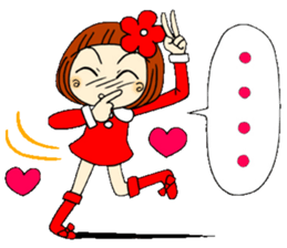 Castor bean-chan 15 emotions 40 sticker #8387560