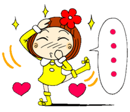 Castor bean-chan 15 emotions 40 sticker #8387561