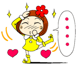 Castor bean-chan 15 emotions 40 sticker #8387561