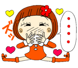 Castor bean-chan 15 emotions 40 sticker #8387566