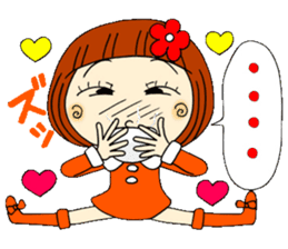 Castor bean-chan 15 emotions 40 sticker #8387566