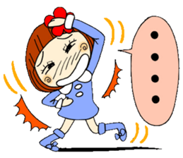 Castor bean-chan 15 emotions 40 sticker #8387568