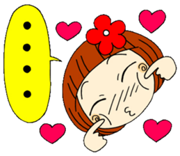 Castor bean-chan 15 emotions 40 sticker #8387569