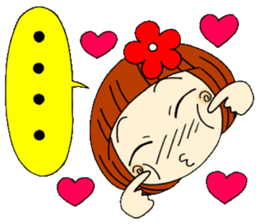 Castor bean-chan 15 emotions 40 sticker #8387569