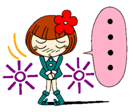 Castor bean-chan 15 emotions 40 sticker #8387576