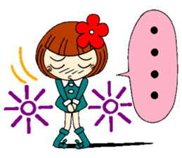 Castor bean-chan 15 emotions 40 sticker #8387576