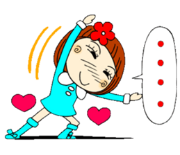 Castor bean-chan 15 emotions 40 sticker #8387579