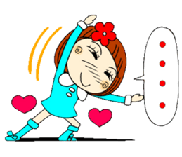 Castor bean-chan 15 emotions 40 sticker #8387579