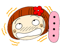 Castor bean-chan 15 emotions 40 sticker #8387580