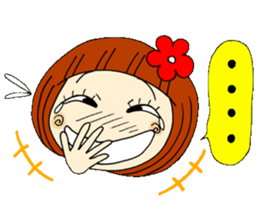 Castor bean-chan 15 emotions 40 sticker #8387581