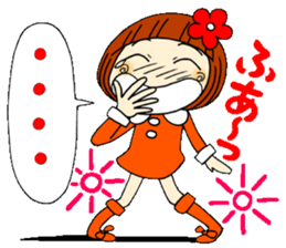 Castor bean-chan 15 emotions 40 sticker #8387585