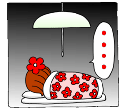 Castor bean-chan 15 emotions 40 sticker #8387587