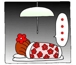 Castor bean-chan 15 emotions 40 sticker #8387587