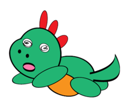 Stupid dragon sticker #8387654