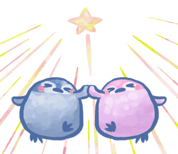 Couple of a penguin for girlfriend sticker #8387710