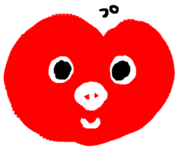 With heart Three sticker #8387829