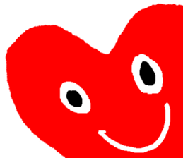 With heart Three sticker #8387830