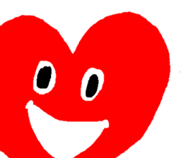 With heart Three sticker #8387851